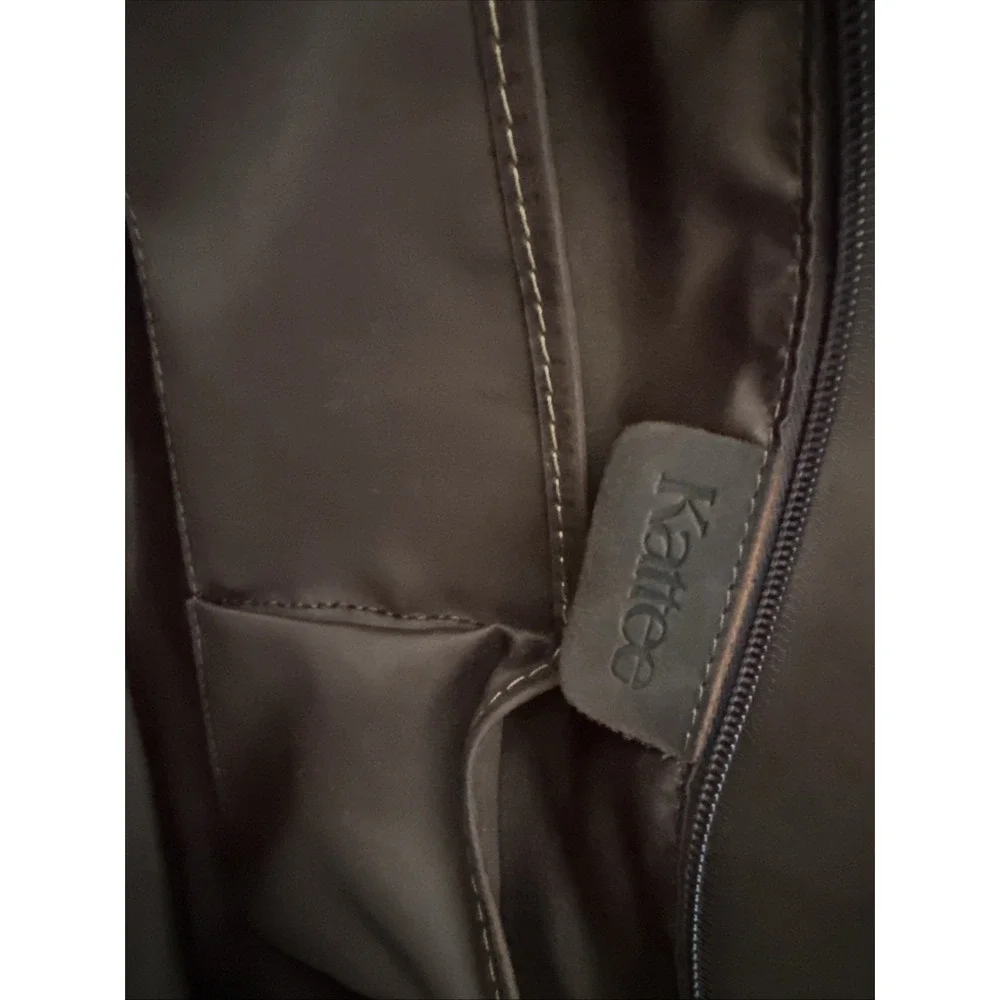 Kattee Leather Messenger Laptop Briefcase Bag Brown/Distressed